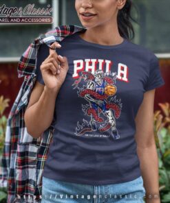 For The Love Of Philly Snake Philadelphia 76ers Women TShirt