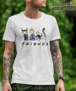 Friends Disney Villains Characters Shirt
