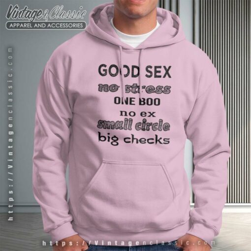 Good Sex No Stress One Boo Shirt