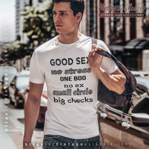 Good Sex No Stress One Boo Shirt