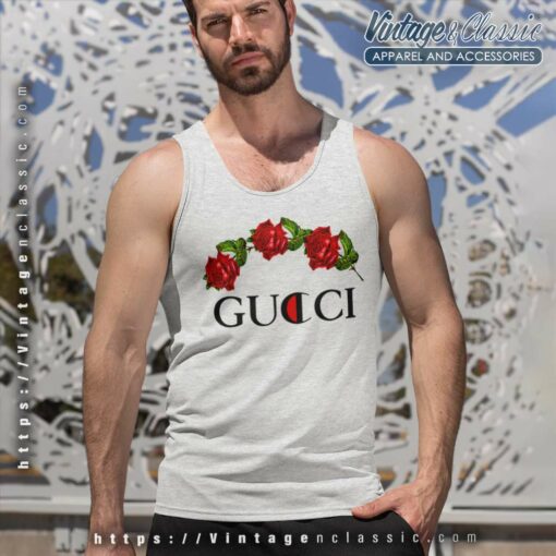 Gucci And Roses Shirt, Gucci Flower Shirt