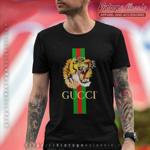 Gucci King Tiger Logo Shirt
