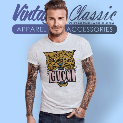 Gucci shirt, Gucci Leopard Head Shirt