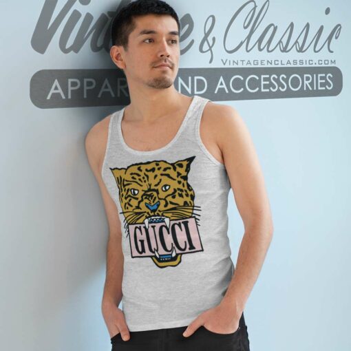 Gucci shirt, Gucci Leopard Head Shirt
