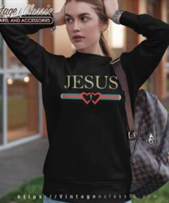 Gucci Parody Jesus Logo Sweatshirt