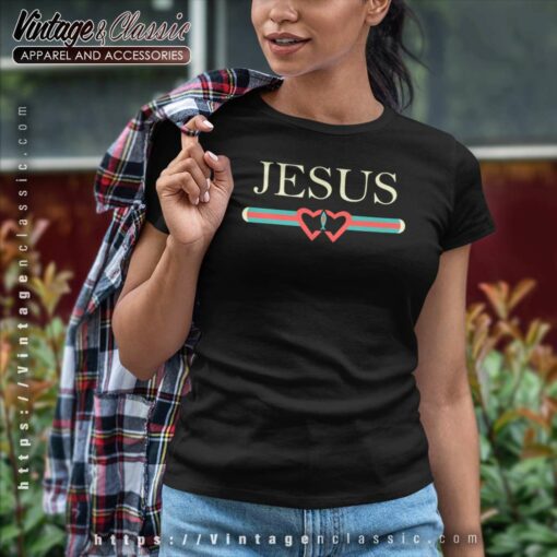 Gucci Parody Jesus Logo Shirt