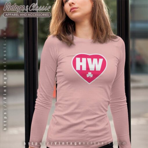 Heather Walker Heart Shirt, Heather Walker Celtics Tshirt