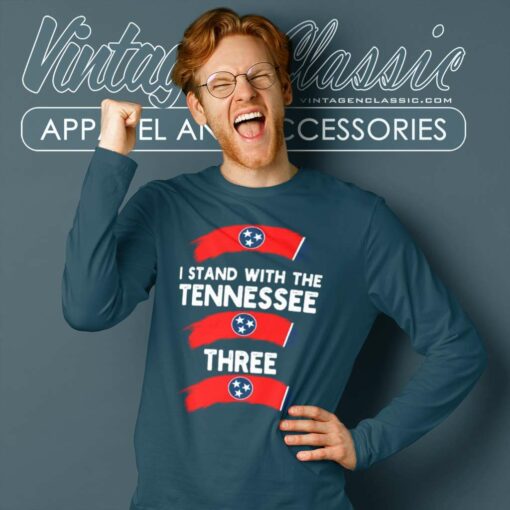 I Stand With The Tennessee Three Flag Shirt