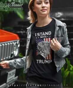 I Stand With Trump Flag Tshirt