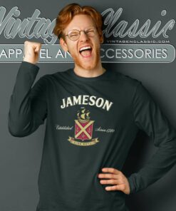 Jameson Whiskey Sine Metu Long Sleeve Tee