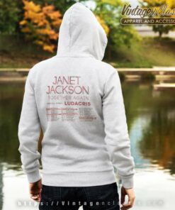 Janet Jackson Together Again Tour 2023 Back Shirt