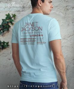 Janet Together Again Tour 2023 Back Tshirt