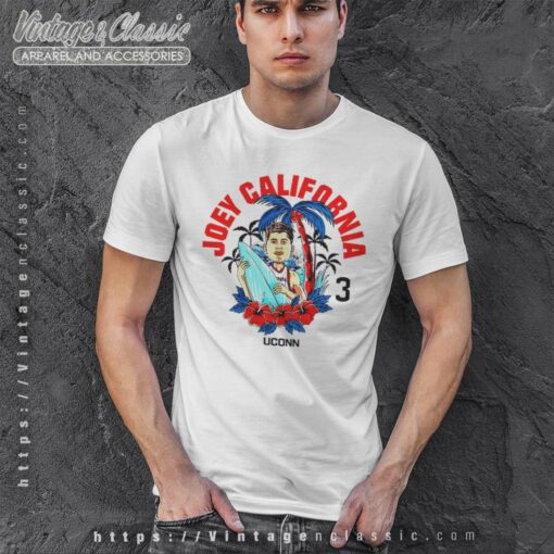 Joey Calcaterra Joey California Uconn Shirt - Vintagenclassic Tee