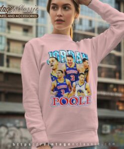 Jordan Poole Warriors Shirt Gift For Basketball Fan Sweatshirt