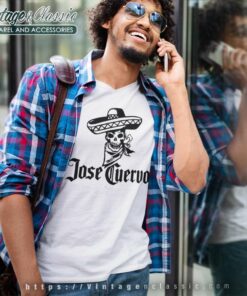 Jose Cuervo Tequila Logo V Neck TShirt