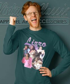 Lizzo Retro Graphic Tee Music Long Sleeve Tee