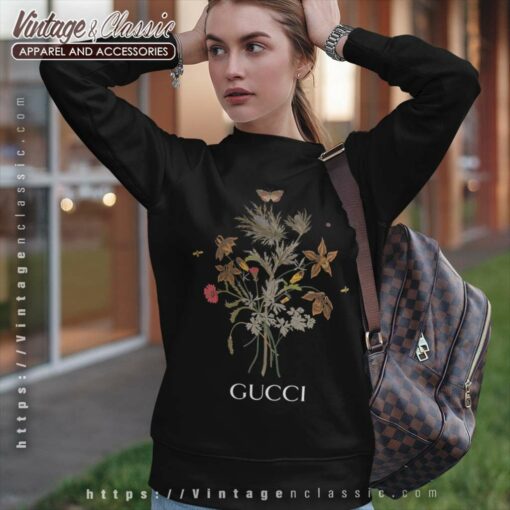 Luxury Gucci Flowers Logo Shirt