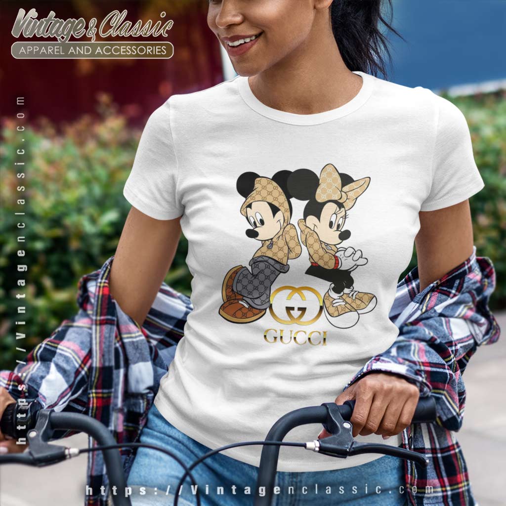Mickey And Minnie Gucci Shirt - Vintage & Classic Tee