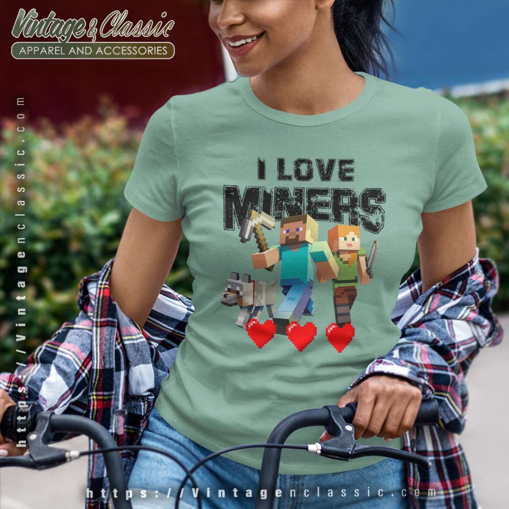 Minecraft I Love Shirt - Printed Brand