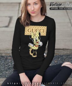 Minnie Mouse Gucci Long Sleeve Tee