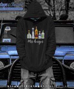 Mis Amigos Tequila Funny Hoodie