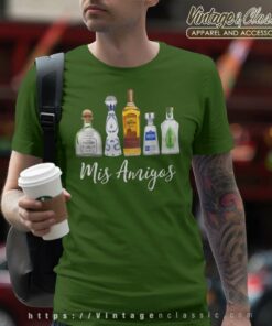 Mis Amigos Tequila Funny T Shirt