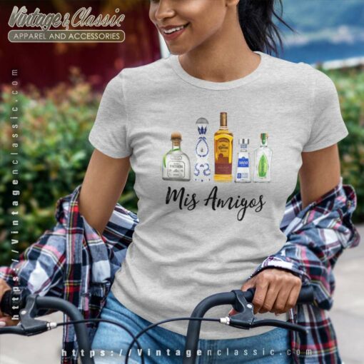 Mis Amigos Tequila Funny Shirt