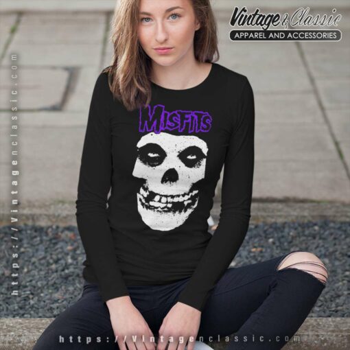 Misfits Fiend Purple Logo Shirt