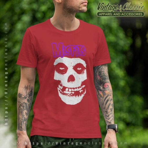 Misfits Fiend Purple Logo Shirt