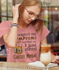 My Symptoms Captain Morgan Women TShirt