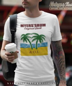 Myerss Rum Original Dark And Oj T Shirt