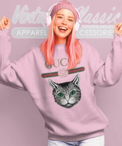 Mystic Cat With Gucci Logo Shirt Sweatshirt