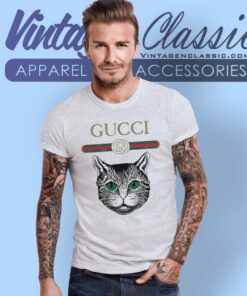 Mystic Cat With Gucci Logo Shirt T Shirt