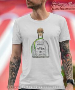 Patron Tequila Bottle T Shirt