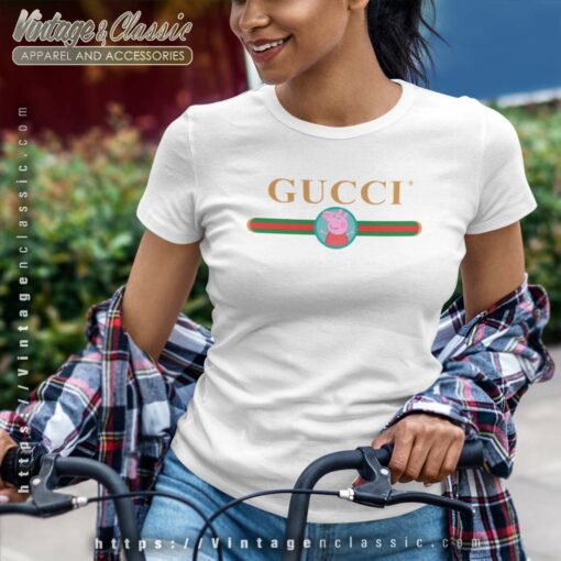 Peppa Pig X Gucci Shirt - Vintagenclassic Tee