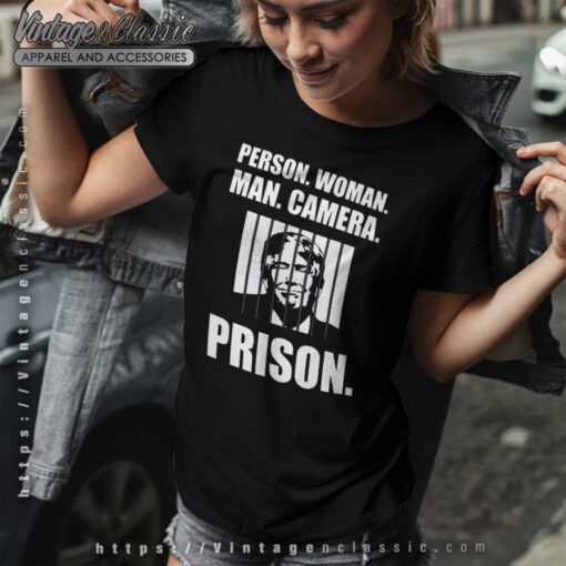 Person Woman Man Camera Prison Shirt