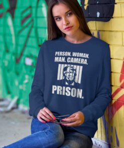 Person Woman Man Camera Prison Sweetshirt