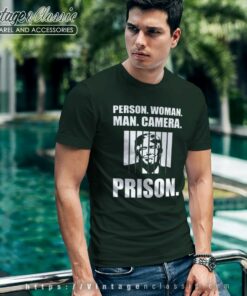 Person Woman Man Camera Prison Tshirt