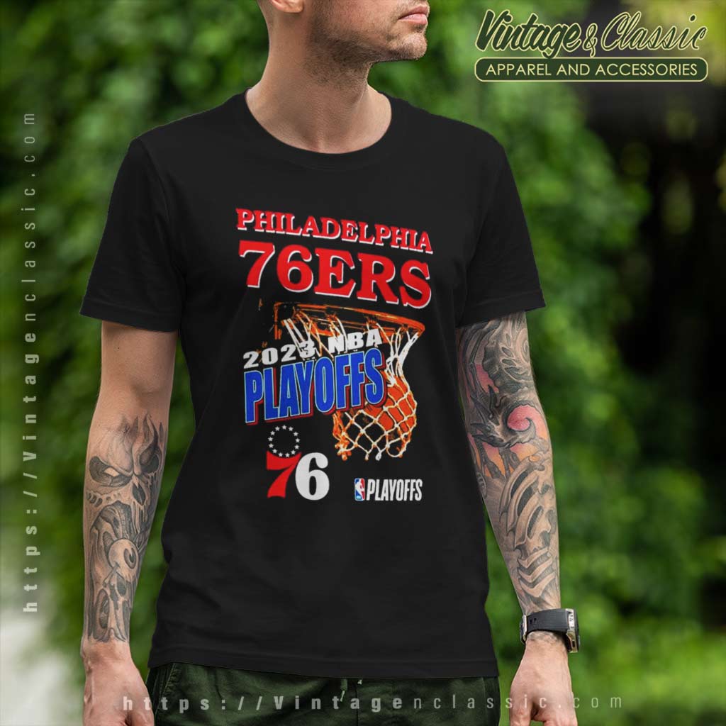 Philadelphia 76ers 2023 NBA Playoffs Shirt - Vintagenclassic Tee