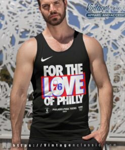 Philadelphia 76ers For The Love Of Philly Tank Top Racerback