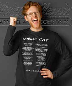 Phoebe Buffay Smelly Cat Lyrics, Friends TV Show Shirt