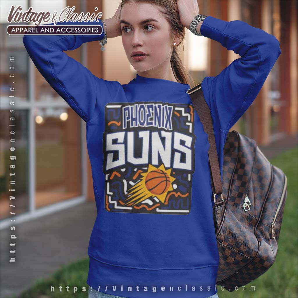 Retro Nba Phoenix Suns Logo Crewneck Sweatshirt Shirt Sweater