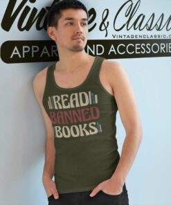 Read Banned Books Shirt Book Lover Tee Tank Top Racerback