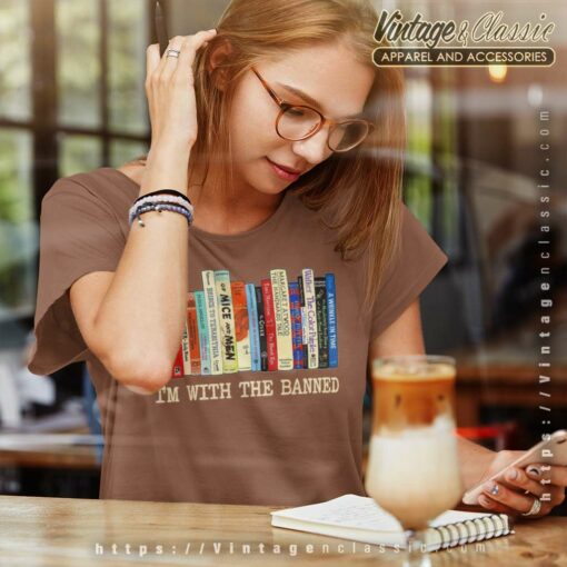 Read Banned Books Shirt, Im With The Banned Books T Shirt