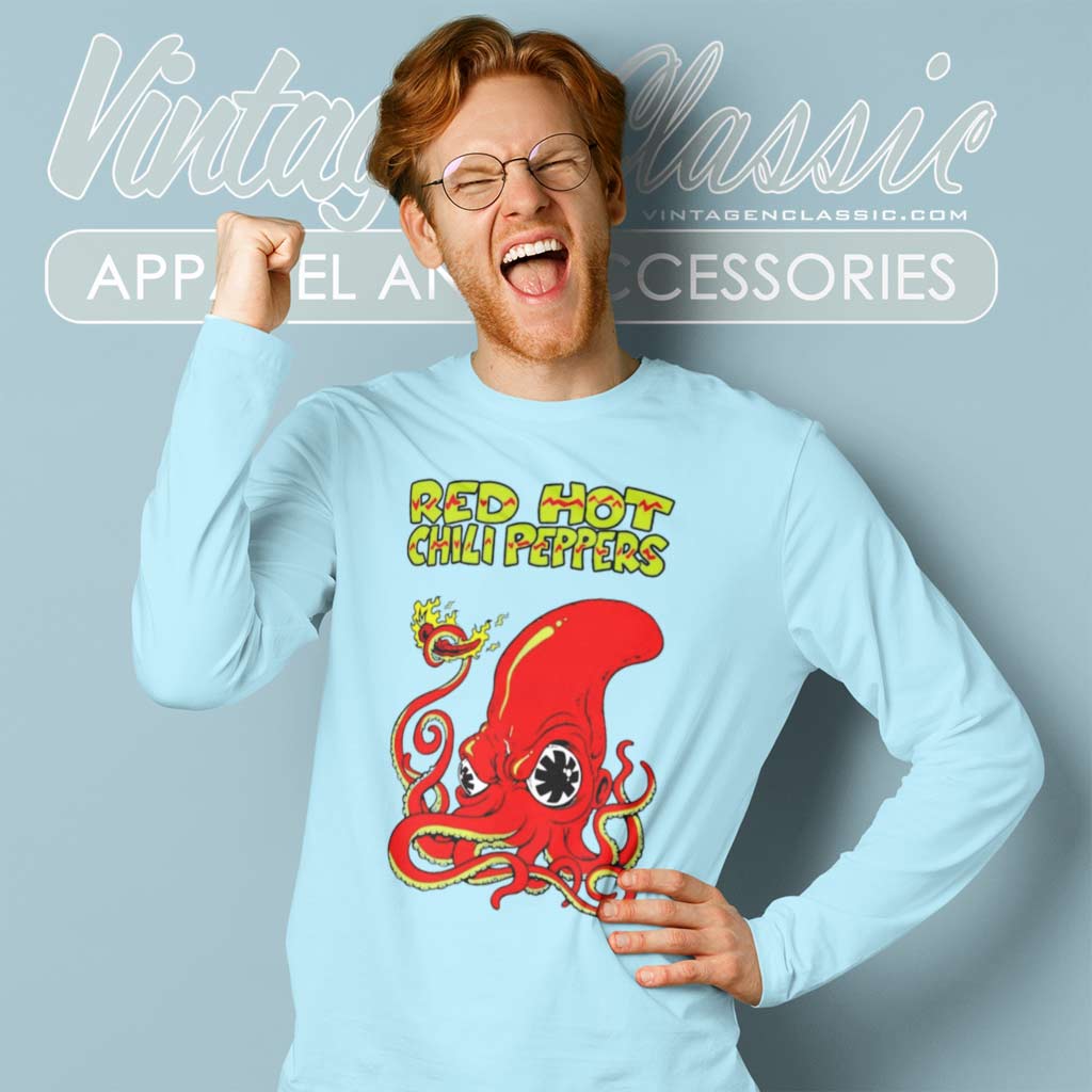 Red Hot Chili Peppers Octopus Shirt - Vintagenclassic Tee
