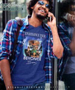 Renaissance Tour Beyonce Signature Shirt V Neck TShirt