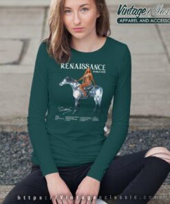 Renaissance World Tour Tracklist Beyonce Long Sleeve Tee