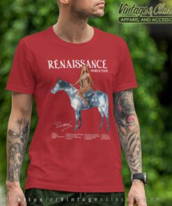 Renaissance World Tour Tracklist Beyonce T Shirt