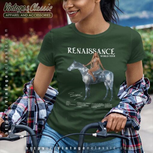 Renaissance World Tour Tracklist Beyonce Shirt