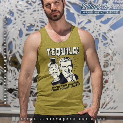 Retro Tequila Drunk Funny Shirt